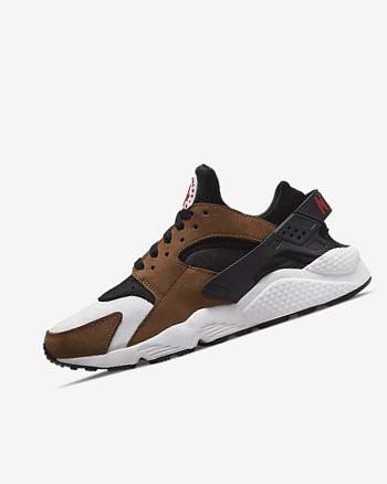 Black / White / Red Nike Air Huarache LE Men's Sneakers | CA_3006