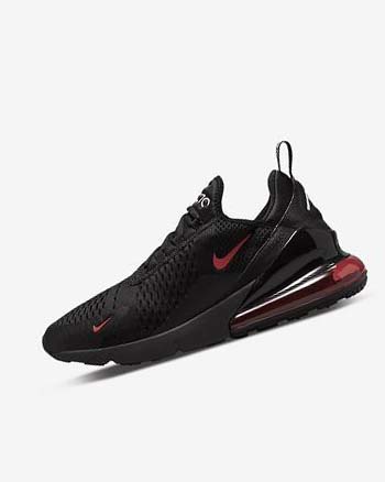 Black / White / Red Nike Air Max 270 Men's Casual Shoes | CA_2385