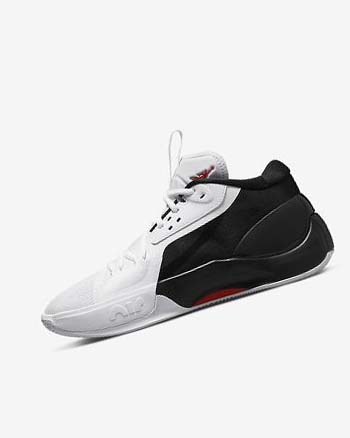 Black / White / Red Nike Jordan Zoom Separate Men's Basketball Shoes | CA_2717
