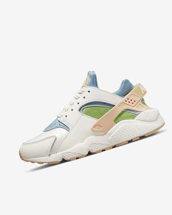 Blue / Green / Orange Nike Air Huarache SE Women's Sneakers | CA_4520