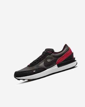 Blue Grey / Red / Black Nike Waffle One Boys' Sneakers | CA_3276