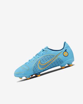 Blue / Orange Nike Jr. Mercurial Vapor 14 Academy MG Boys' Soccer Cleats | CA_3035
