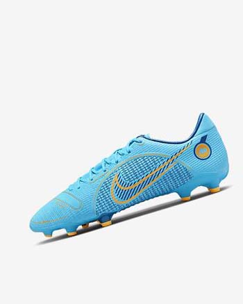 Blue / Orange Nike Mercurial Vapor 14 Academy MG Women's Soccer Cleats | CA_2720