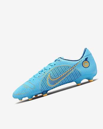 Blue / Orange Nike Mercurial Vapor 14 Academy MG Men's Soccer Cleats | CA_4695