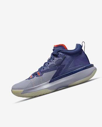 Blue / Purple / Red Nike Zion 1 'ZNA' Men's Basketball Shoes | CA_4797