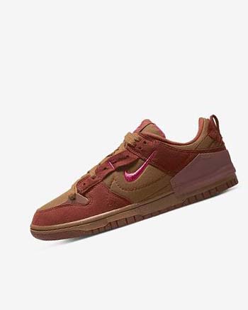 Brown / Orange / Red / Pink Nike Dunk Low Disrupt 2 Women's Sneakers | CA_2273