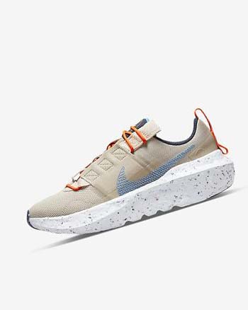 Cream / White / Light Blue Nike Crater Impact Women's Sneakers | CA_3075