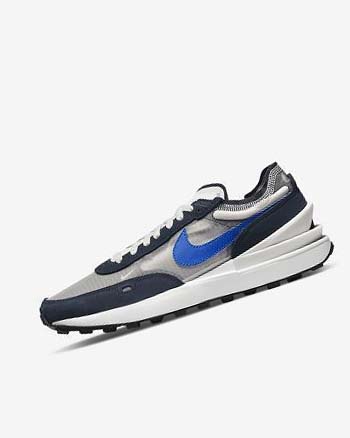 Dark Obsidian / Black / Royal Nike Waffle One SE Men's Sneakers | CA_2891