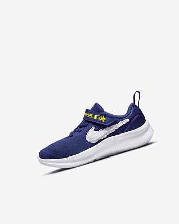 Deep Royal Blue / Yellow / White Nike Star Runner 3 Dream Boys' Running Shoes | CA_5308