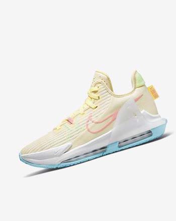 Green / Blue Nike LeBron Witness 6 Women's Basketball Shoes | CA_4842