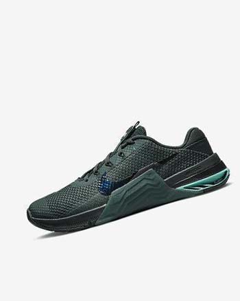 Green / Turquoise / Black / Multicolor Nike Metcon 7 Men's Training Shoes | CA_2301