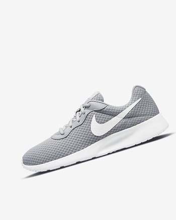 Grey / Black / White Nike Tanjun Men's Sneakers | CA_5015