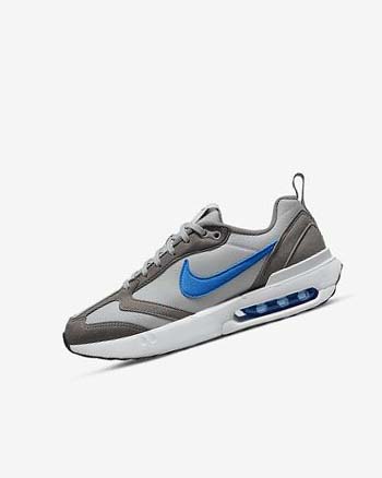 Grey / Blue Grey / White / Blue Nike Air Max Dawn Boys' Sneakers | CA_5436