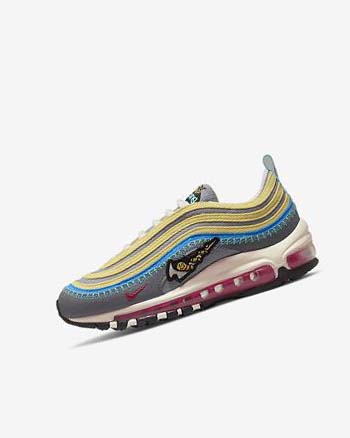 Grey / Grey Nike Air Max 97 SE Boys' Casual Shoes | CA_4834