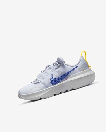 Grey / Grey / Orange / Royal Nike Crater Impact Girls' Sneakers | CA_4674