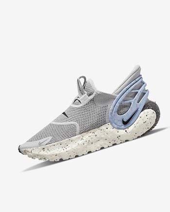 Grey / Grey / White / Black Nike Glide FlyEase Men's Casual Shoes | CA_2459