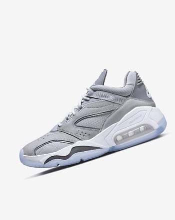 Grey / Grey / White Nike Jordan Point Lane Men's Basketball Shoes | CA_4685