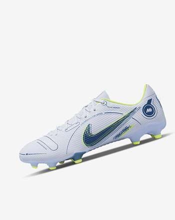 Grey / Light Blue / Blue / Blue Nike Mercurial Vapor 14 Academy MG Men's Soccer Cleats | CA_2804