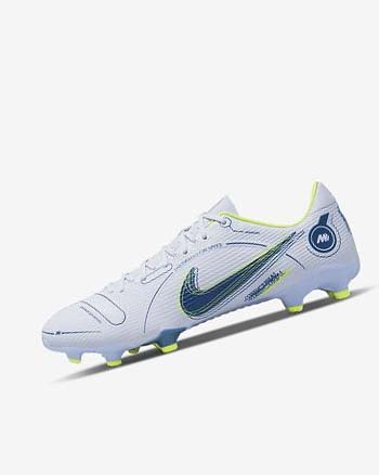 Grey / Light Blue / Blue / Blue Nike Mercurial Vapor 14 Academy MG Women's Soccer Cleats | CA_4828