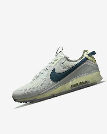 Grey / Light Green / Dark Turquoise Green Nike Air Max Terrascape 90 Men's Sneakers | CA_5572