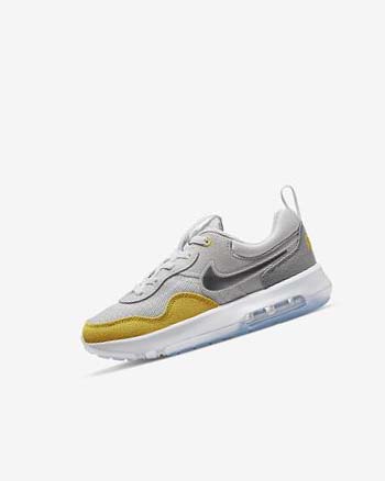 Grey / Light Grey / Black Nike Air Max Motif Boys' Shoes | CA_2554