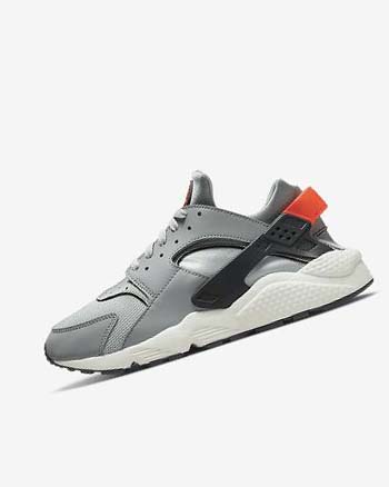 Grey / Light Grey / Orange Nike Air Huarache Men's Sneakers | CA_5360