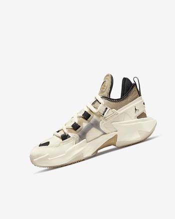 Khaki / Black Nike Jordan 'Why Not?' Zer0.5 Boys' Basketball Shoes | CA_1135