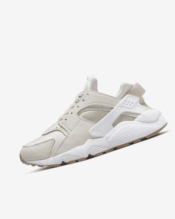 Khaki / Light Brown / White Nike Air Huarache Women's Sneakers | CA_2746