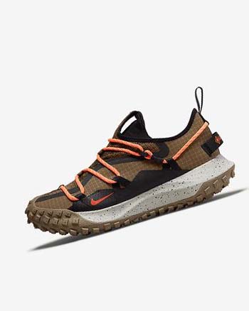 Khaki / Orange / Black Nike ACG Mountain Fly Low GORE-TEX SE Men's Sneakers | CA_5423