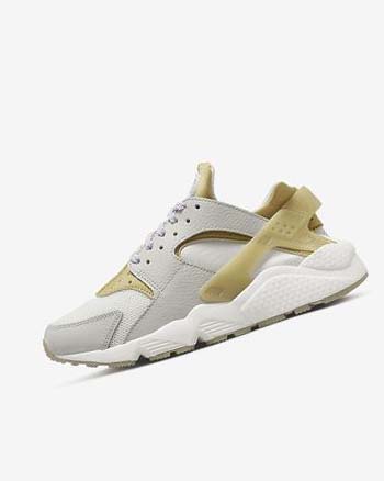 Light Beige Nike Air Huarache Women's Sneakers | CA_4807