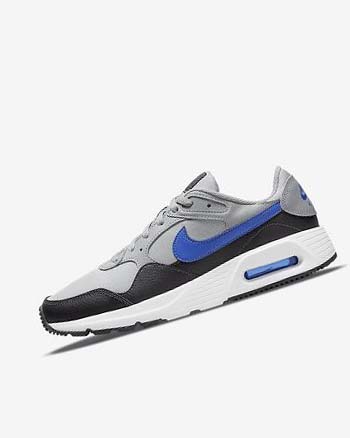 Light Grey / Dark Grey / White / Royal Nike Air Max SC Men's Sneakers | CA_3032