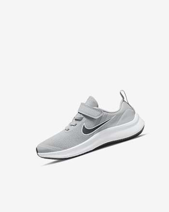 Light Grey / Grey / Black Nike Star Runner 3 Girls' Running Shoes | CA_2263