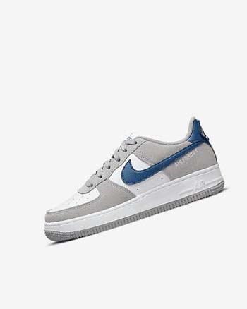 Light Grey / White / Light Grey Nike Air Force 1 LV8 Boys' Sneakers | CA_4792