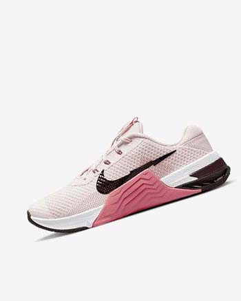 Light Pink / Pink / Metal Nike Metcon 7 Women's Training Shoes | CA_4533