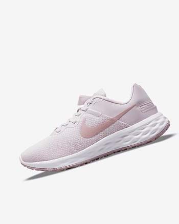Light Purple / White Nike Revolution 6 FlyEase Next Nature Women's Running Shoes | CA_5297