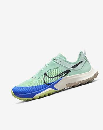 Mint / Grey / Blue Nike Air Zoom Terra Kiger 8 Women's Trail Running Shoes | CA_2809