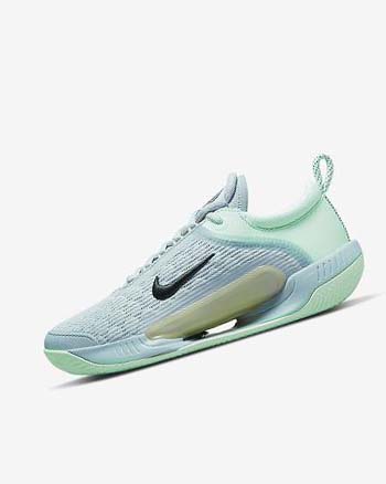 Mint / Obsidian Nike Court Zoom NXT Women's Tennis Shoes | CA_4937