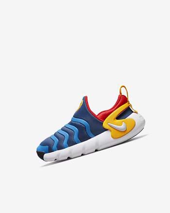 Navy / Light Blue / Gold / White Nike Dynamo Go Girls' Shoes | CA_2977