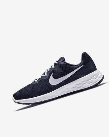 Navy / Obsidian / White Nike Revolution 6 Next Nature Men's Running Shoes | CA_3233