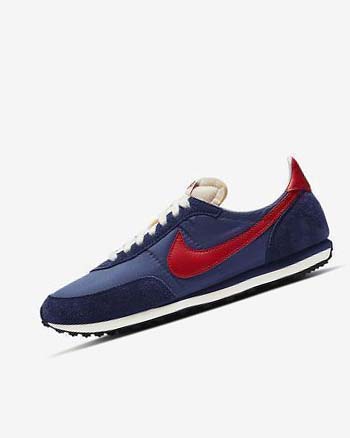 Navy / Red Nike Waffle Trainer 2 SP Men's Casual Shoes | CA_5411