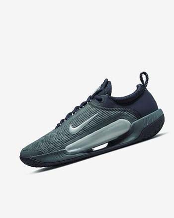 Obsidian / Mint Nike Court Zoom NXT Men's Tennis Shoes | CA_4535