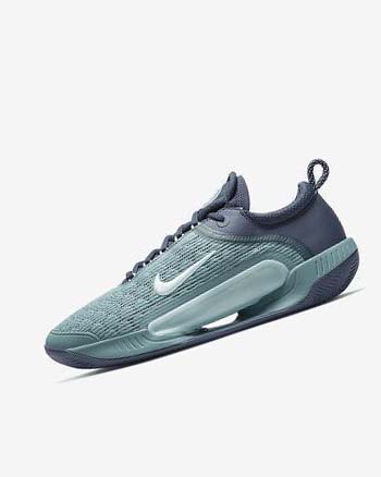 Obsidian / Mint Nike Court Zoom NXT Men's Tennis Shoes | CA_5505