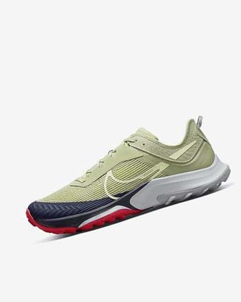 Olive / Light Beige / Obsidian Nike Air Zoom Terra Kiger 8 Men's Trail Running Shoes | CA_5194