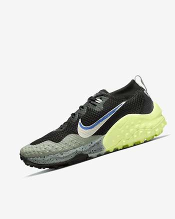 Olive / Light Lemon Nike Wildhorse 7 Women's Trail Running Shoes | CA_2963