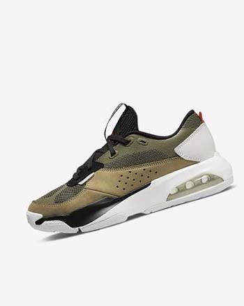 Olive / White / Brown / Red Nike Jordan Air 200E Men's Sneakers | CA_5461