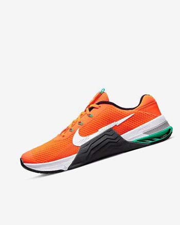 Orange / Dark Grey / Turquoise / White Nike Metcon 7 Women's Training Shoes | CA_5274