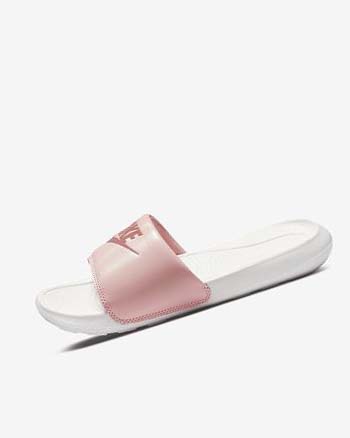 Orange / Light Nike Victori One Women's Slides | CA_2806