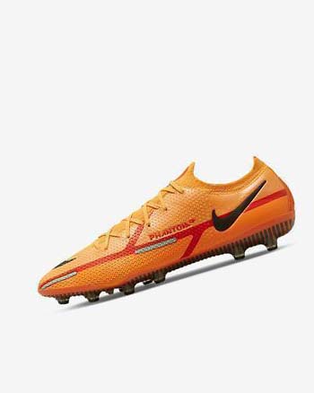 Orange / Orange / Light Red / Black Nike Phantom GT2 Elite AG-Pro Men's Soccer Cleats | CA_1199