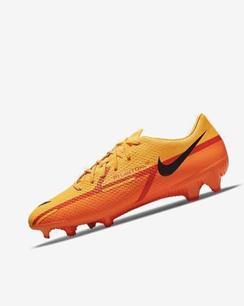 Orange / Orange / Light Red / Black Nike Phantom GT2 Academy MG Men's Soccer Cleats | CA_1206