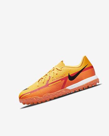 Orange / Orange / Light Red / Black Nike Jr. Phantom GT2 Academy TF Girls' Soccer Shoes | CA_5117
